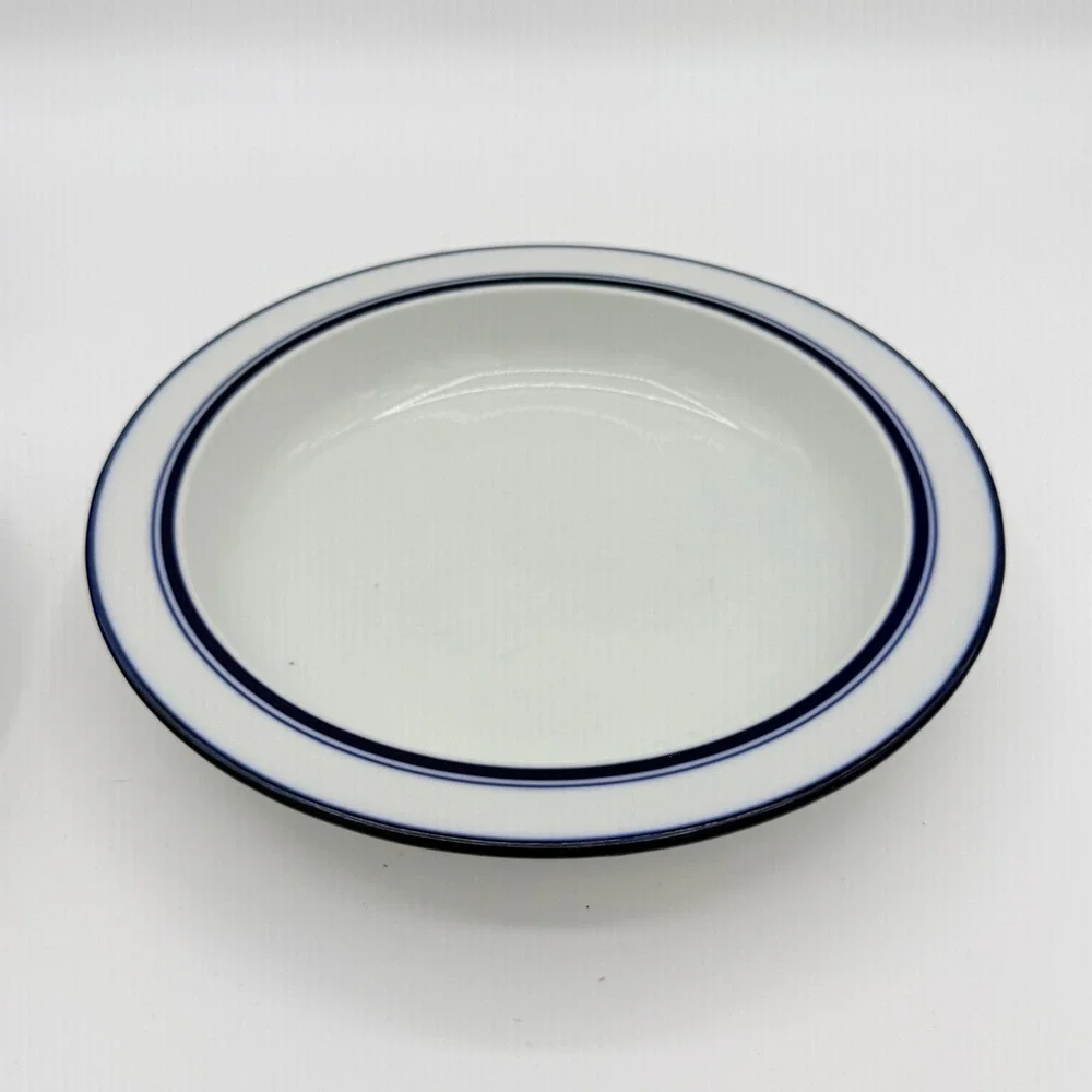 Dansk Christianshavn‎ Bistro Blue Rim Soup Bowls, Set of 2 – Japan